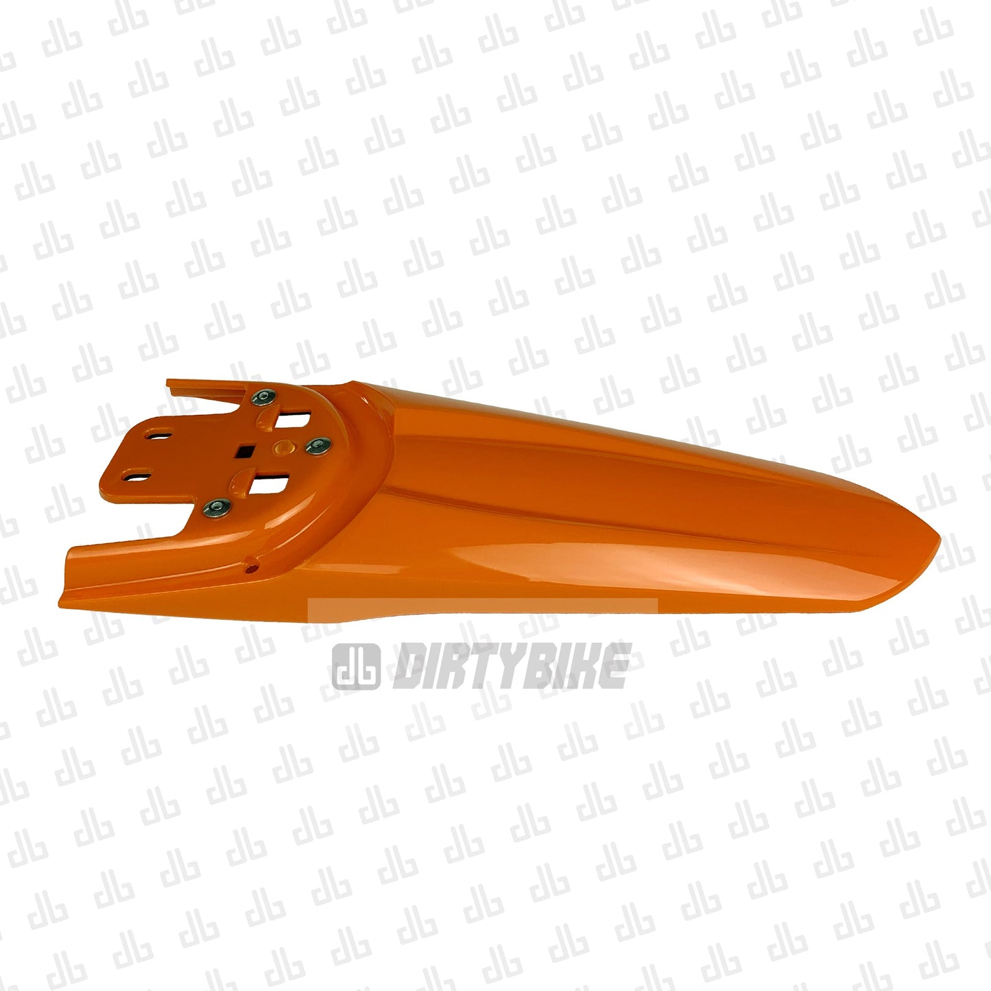 Orange rear fender for Surron Light Bee LBX by eDirtyBike, designed as a Gen 2 replacement part.