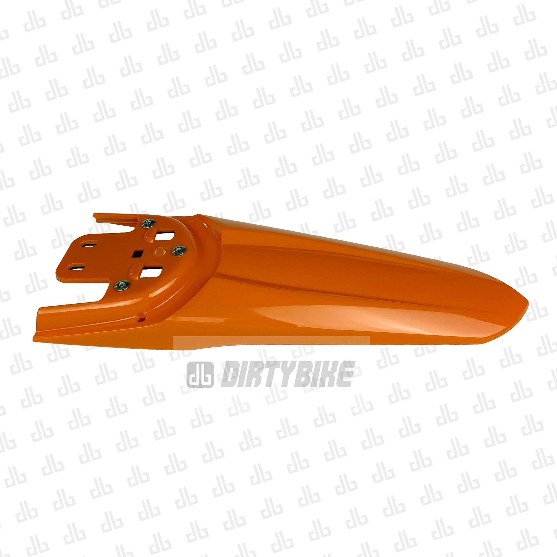 Orange rear fender for Surron Light Bee LBX by eDirtyBike, designed as a Gen 2 replacement part.
