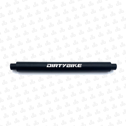 Black Surron Light Bee DB foot peg support brace by eDirtyBike, providing stability and support for the electric bike's foot pegs.