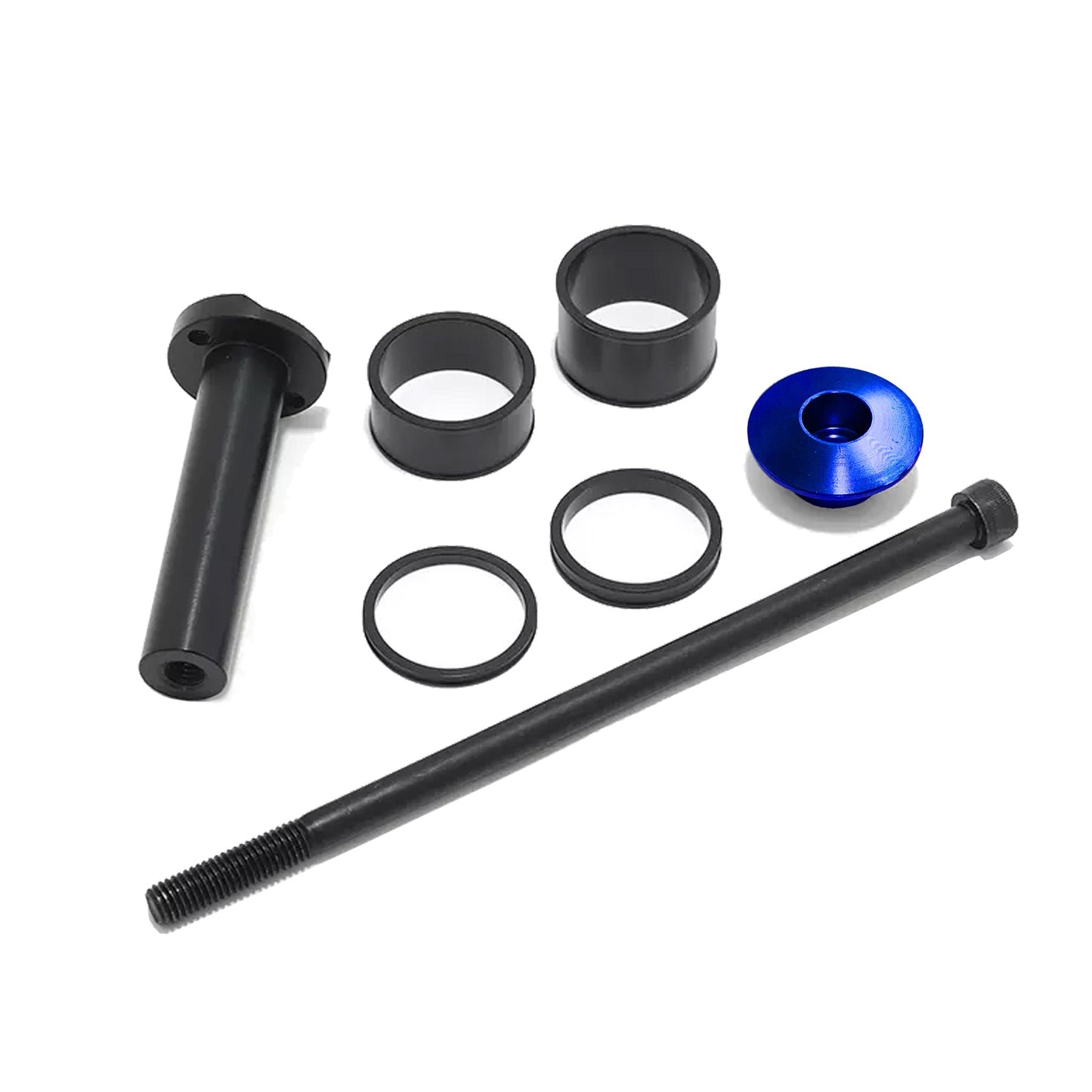 Blue E Ride Pro steering stem lock for Surron LBX, Talaria Sting MX3/MX4 e-bike, secure eDirtyBike lock accessory.