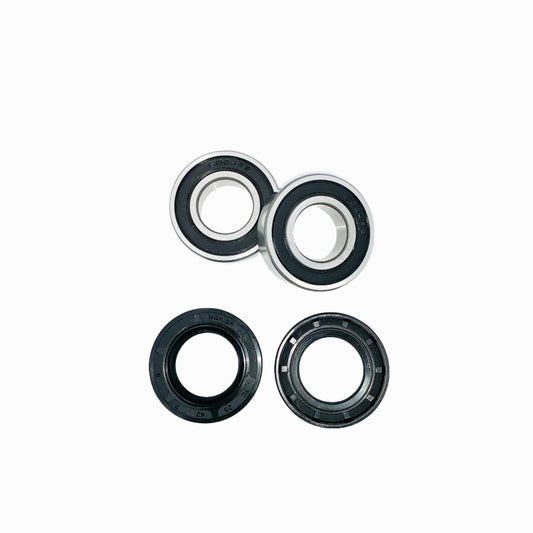 Front wheel bearing kit for Talaria MX5 by eDirtyBike, shown with Talaria bearings installed on a Surron UltraBee bike.