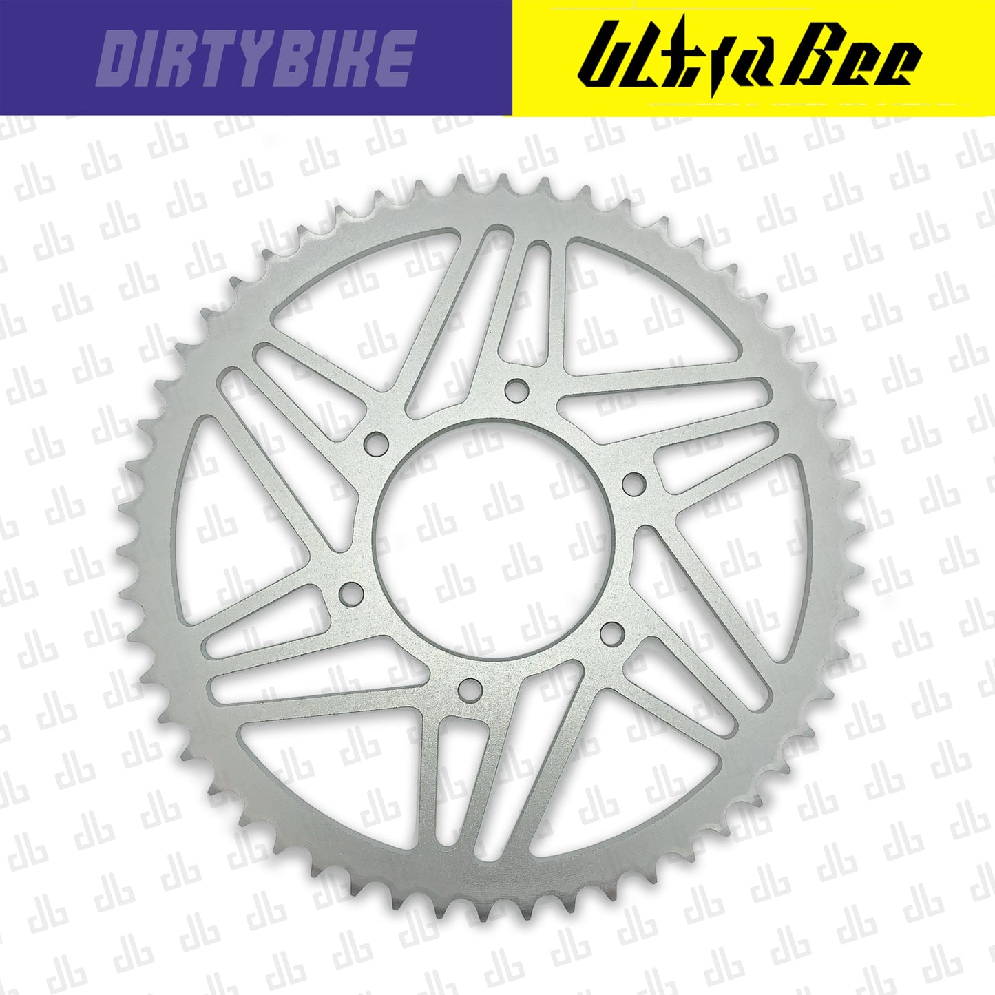 Steel rear sprocket for Surron Ultra Bee electric bike, 56-tooth sprocket with durable metal construction from eDirtyBike.