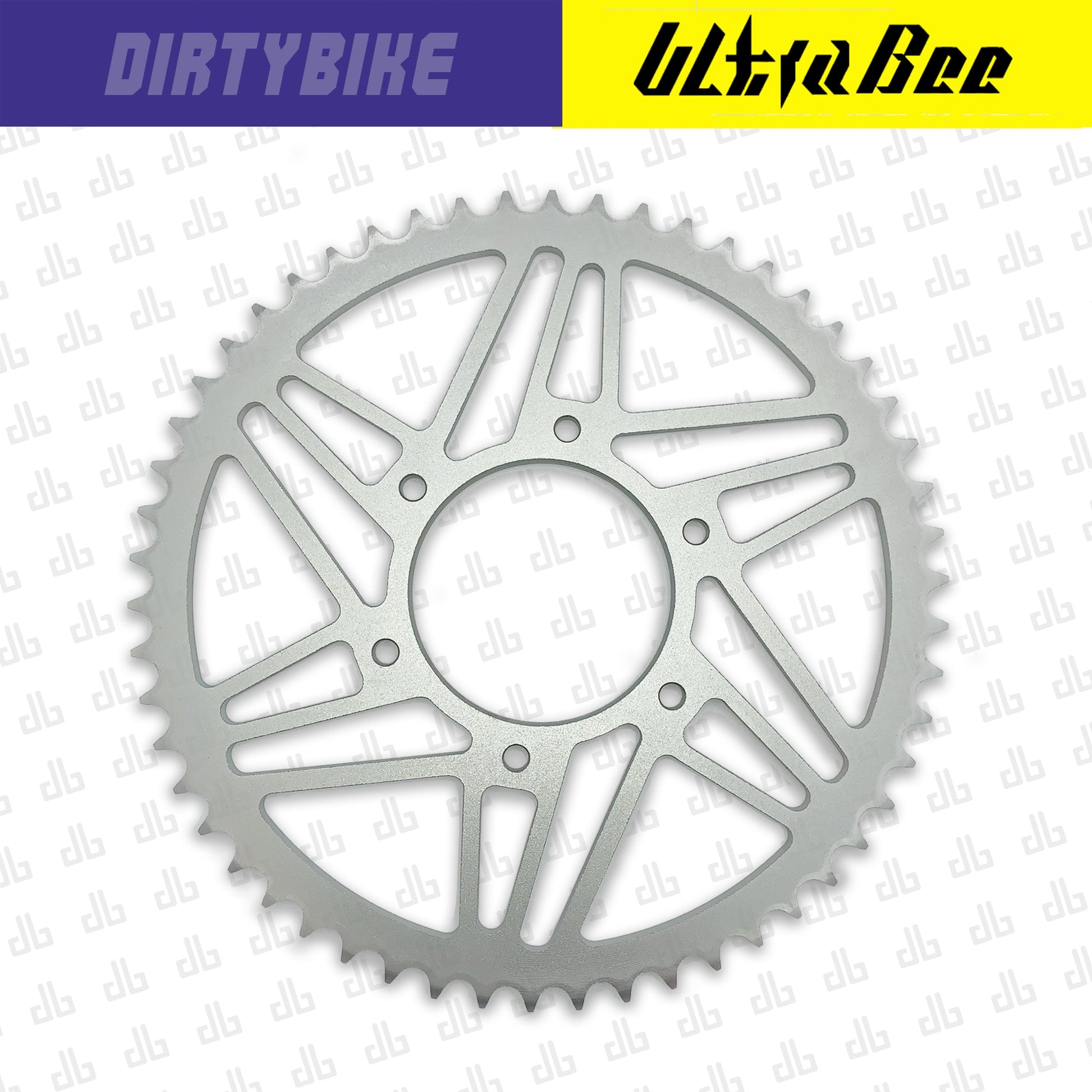 Steel rear sprocket for Surron Ultra Bee electric bike, 56-tooth sprocket with durable metal construction from eDirtyBike.