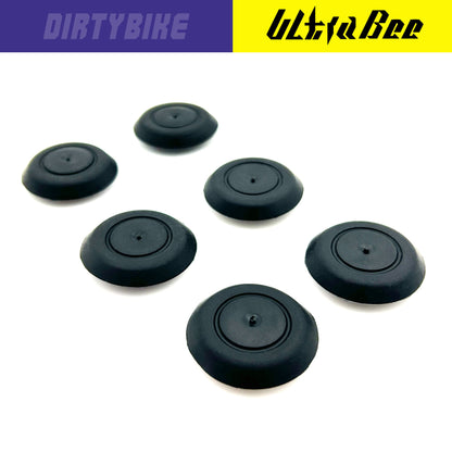 eDirtyBike Hard Enduro skid plate mud plugs for Surron Ultra Bee, durable protective accessory for off-road riding.