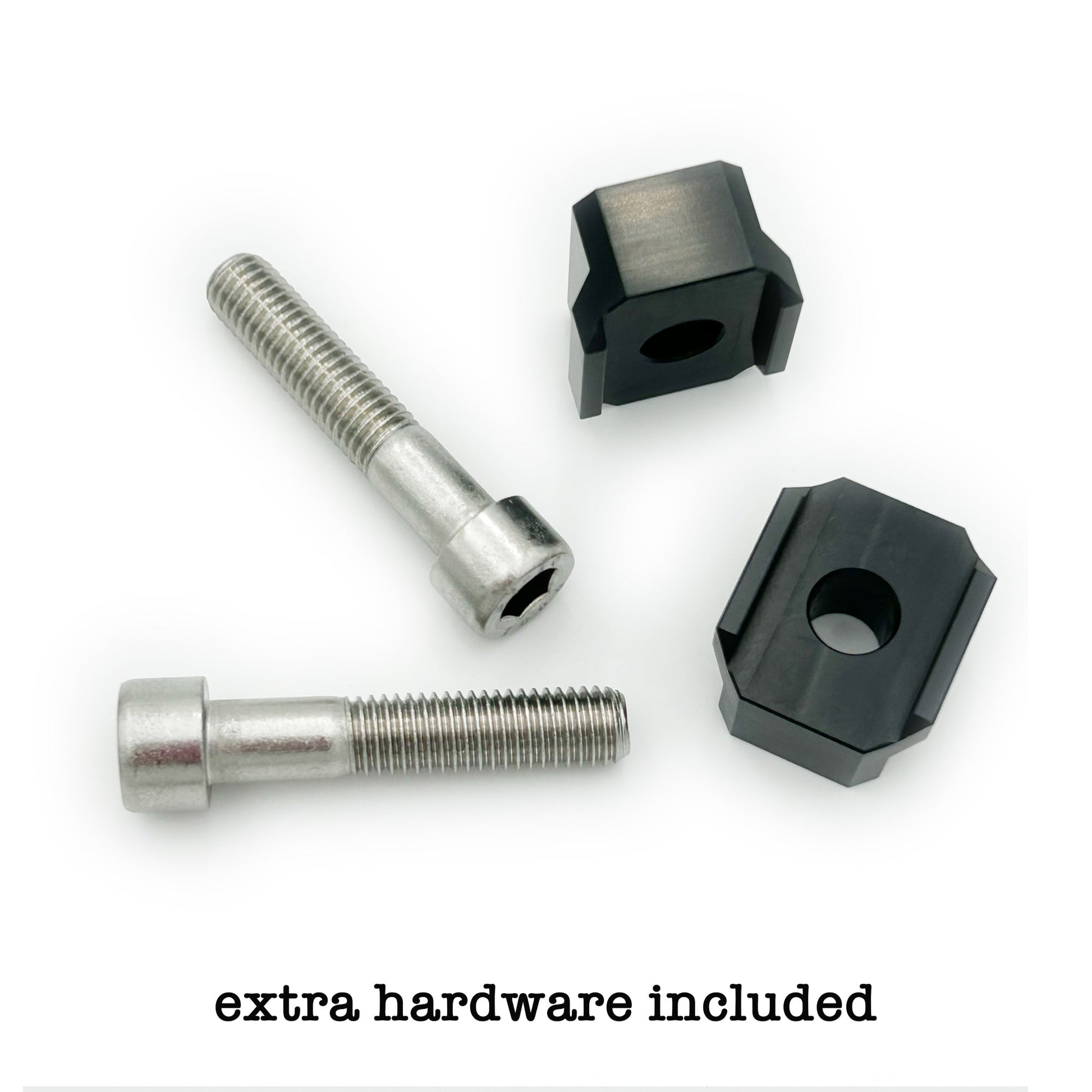 eDirtyBike steering damper hardware for Surron Ultra Bee electric bike, stabilizes steering for improved control.
