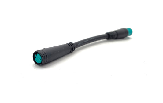 Warp9Racing Talaria extension wire, lightweight electrical cable with connectors, used for motorcycle wiring and accessories.