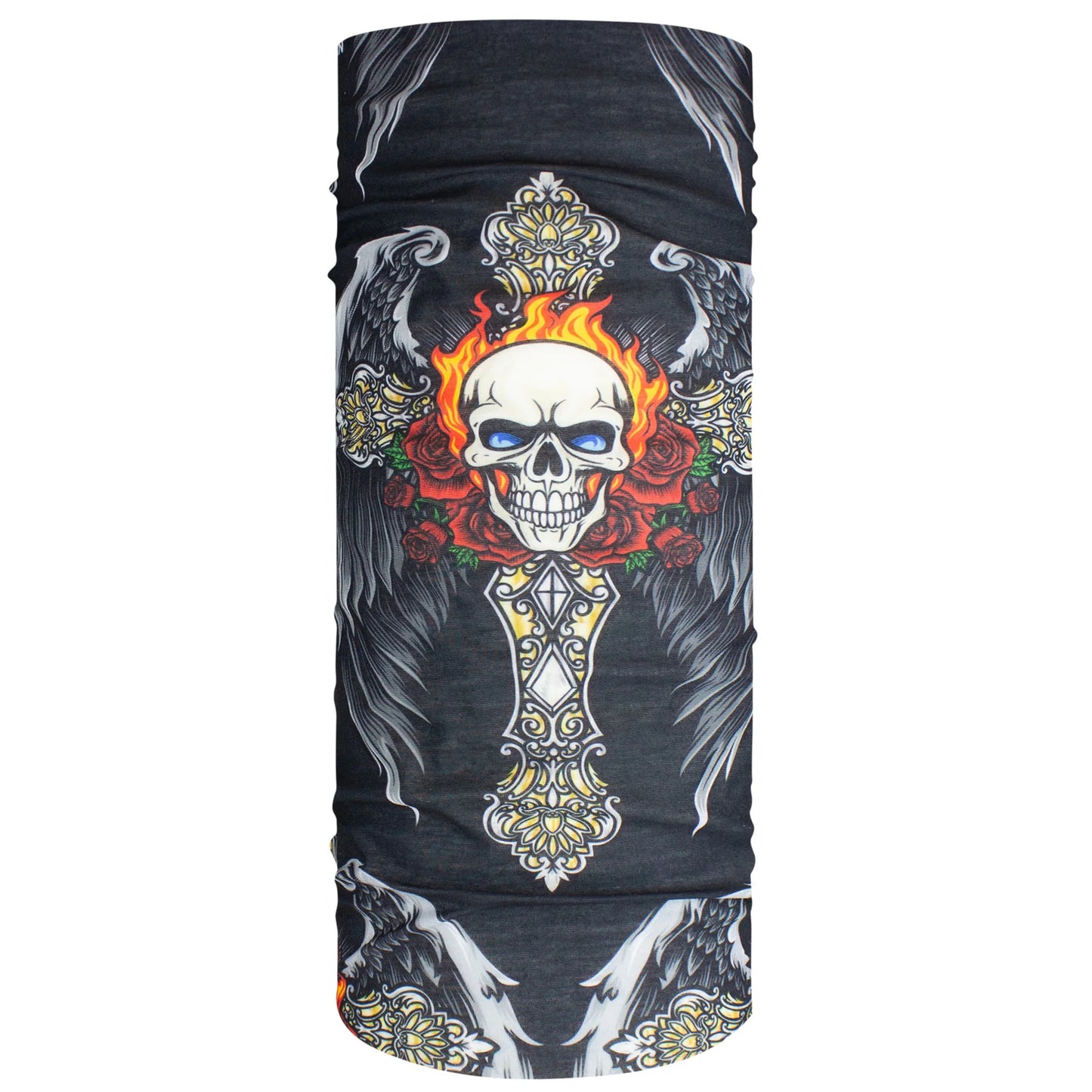 Zan® Polyester Motley Tube® – Motorcycle Neck Gaiter & Face Mask