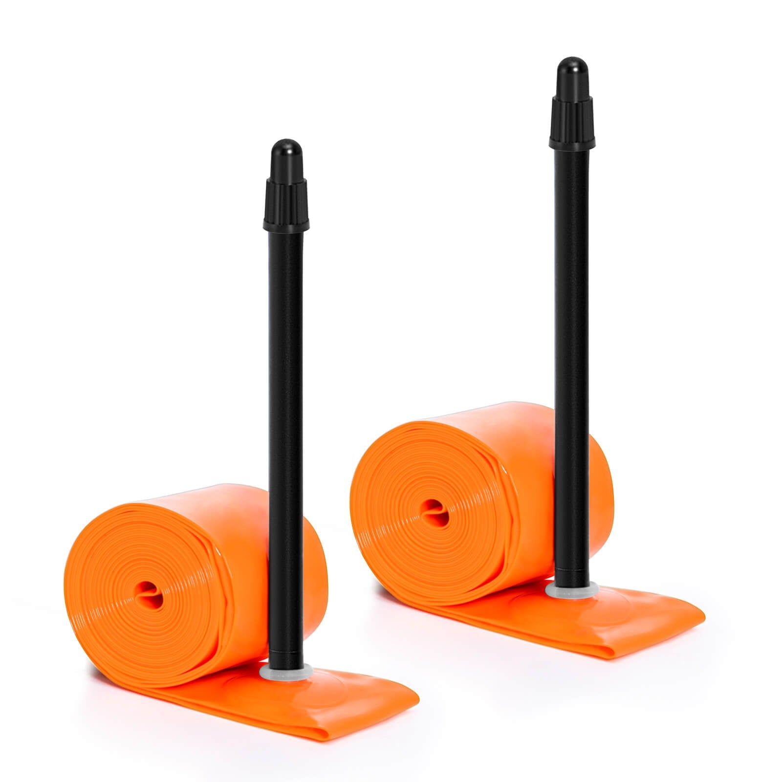 Hycline TPU road bike tube for 700C tires, sizes 18C to 32C, shown in image with valve and flexible rubber material.