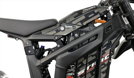eDirtyBike Talaria Sting MX3 MX4 seat riser kit, adjustable motorcycle seat riser for improved comfort and rider positioning.