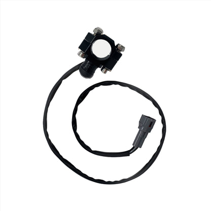 Black aluminum Talaria Sting MX3 start button switch for eDirtyBike, featuring a sleek, durable design with a horn function.