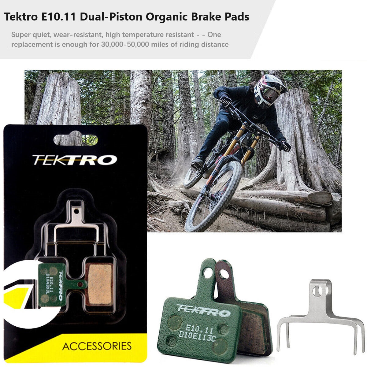 Tektro E10.11 Disc Brake Pads - 2 Pairs - Howling Moto