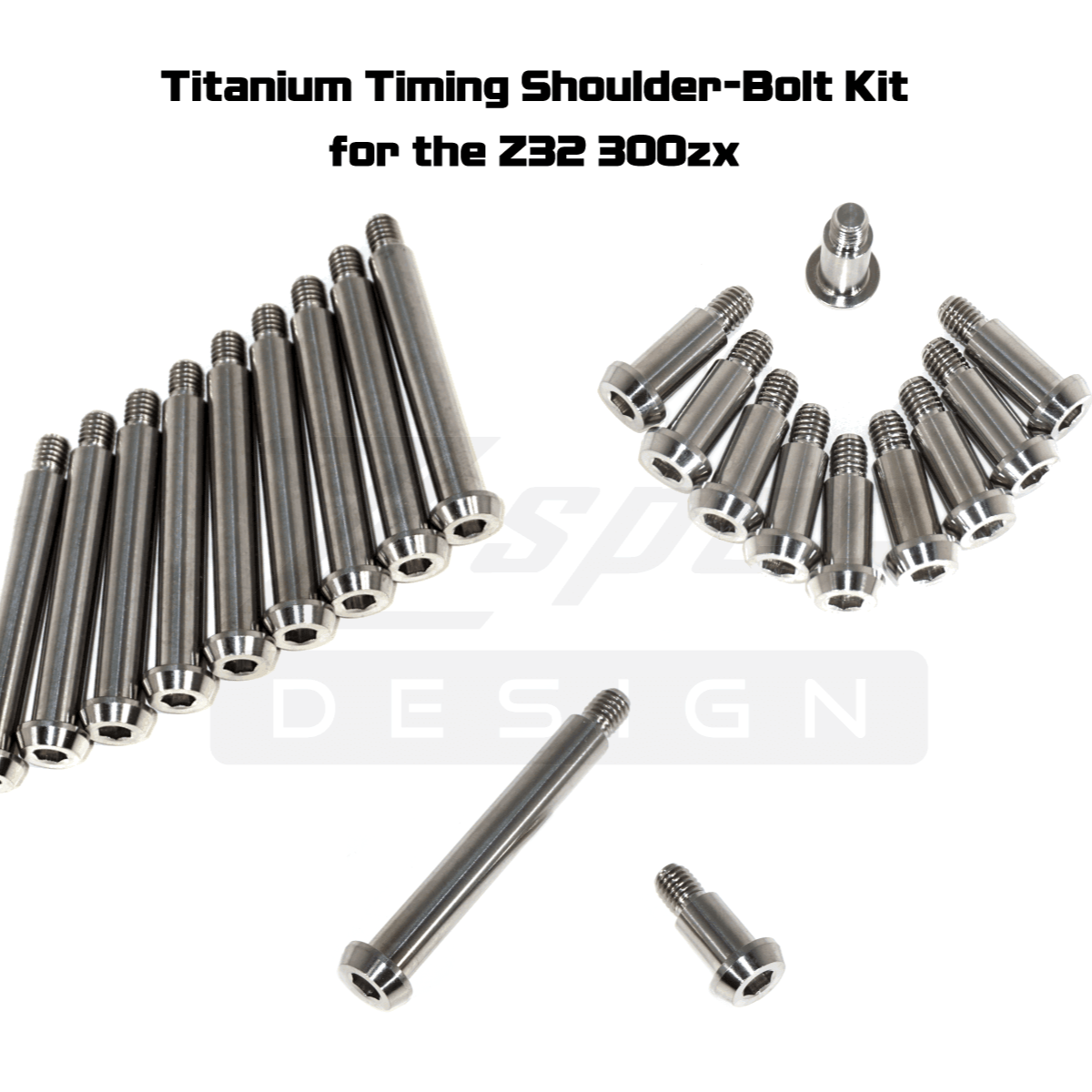 ZSPEC Stage-3 Dress Up Bolts® Fastener Kit for Nissan 300zx Z32, Upgraded Timing Bolts, Stainless & Billet - Howling Moto