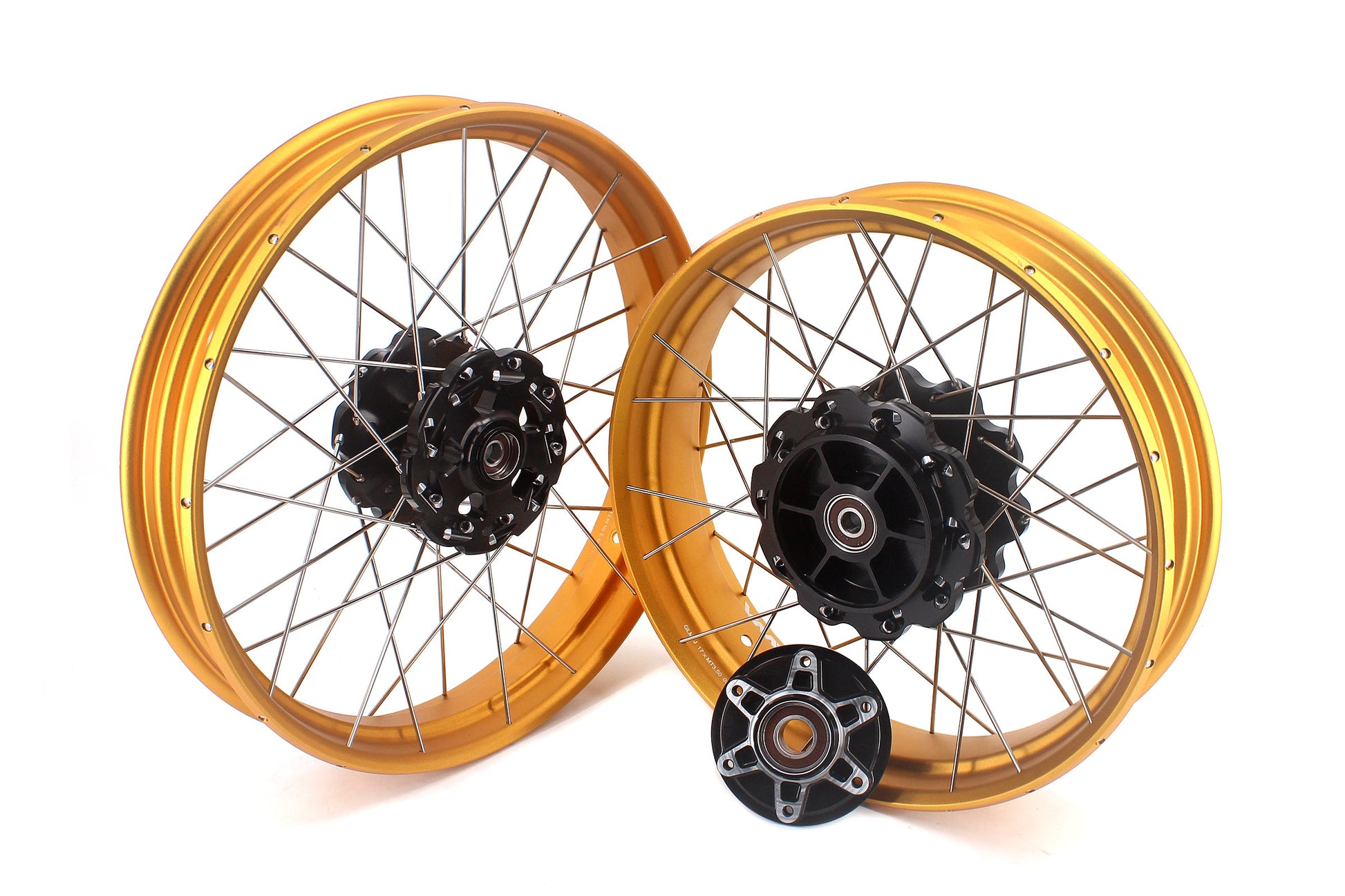 VMX 19inch / 17inch Spoked Tubeless Wheels Set For KTM390 Adventure 2020 2021 Gold Rim - Howling Moto