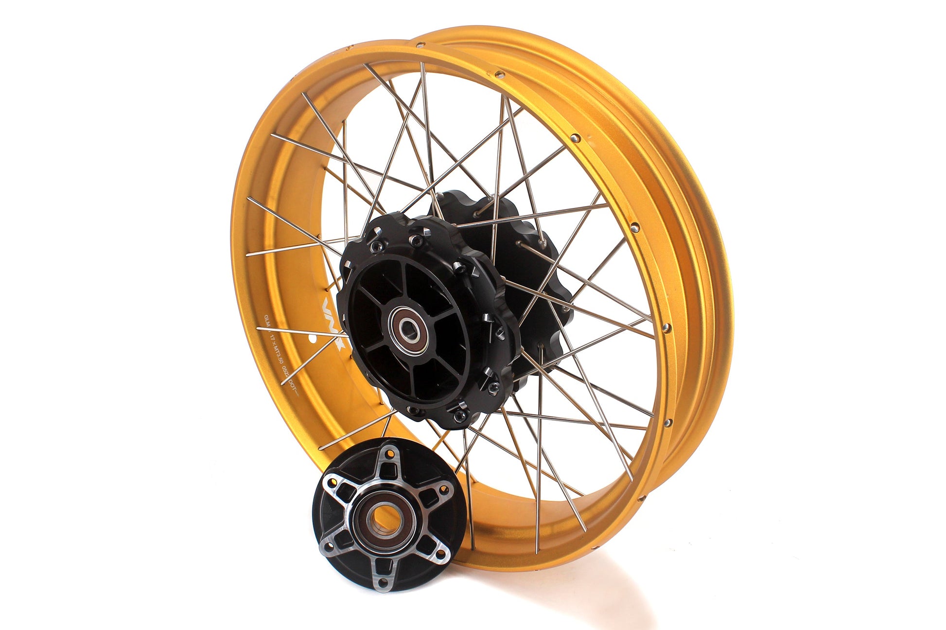 VMX 19inch / 17inch Spoked Tubeless Wheels Set For KTM390 Adventure 2020 2021 Gold Rim - Howling Moto