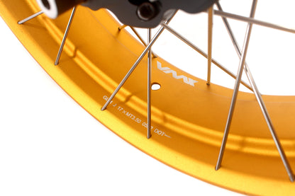 VMX 19inch / 17inch Spoked Tubeless Wheels Set For KTM390 Adventure 2020 2021 Gold Rim - Howling Moto