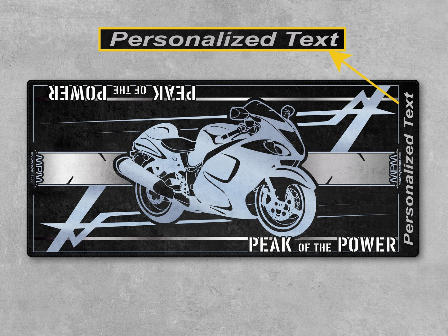 MPM Motorcycle Mat for Suzuki Hayabusa - U101 - Howling Moto