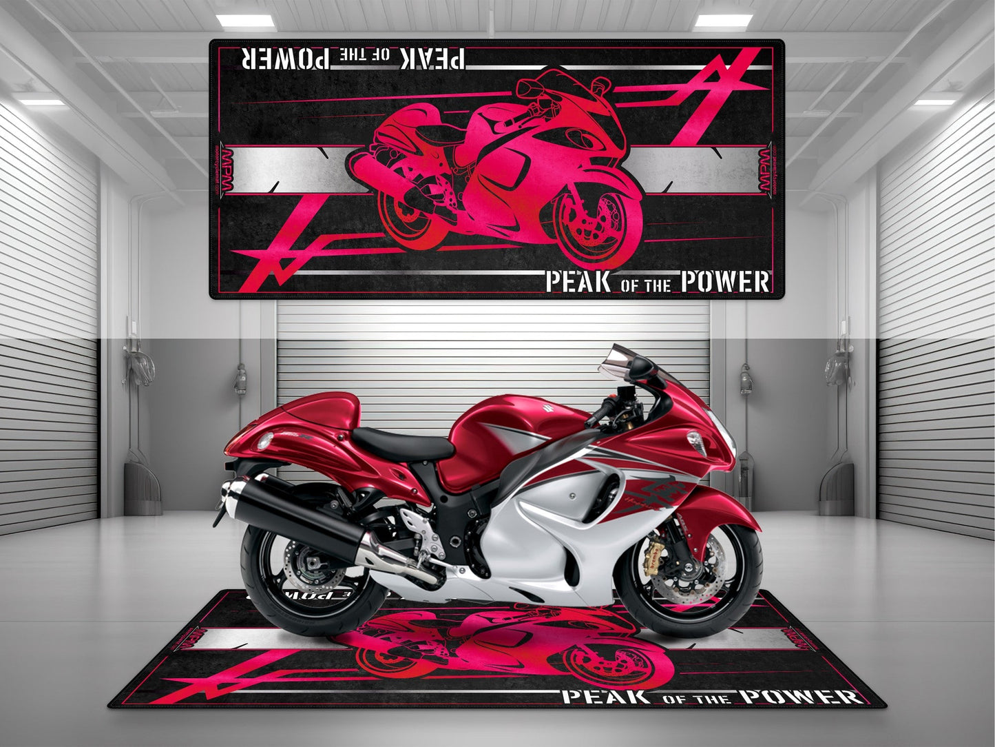 MPM Motorcycle Mat for Suzuki Hayabusa - U101 - Howling Moto
