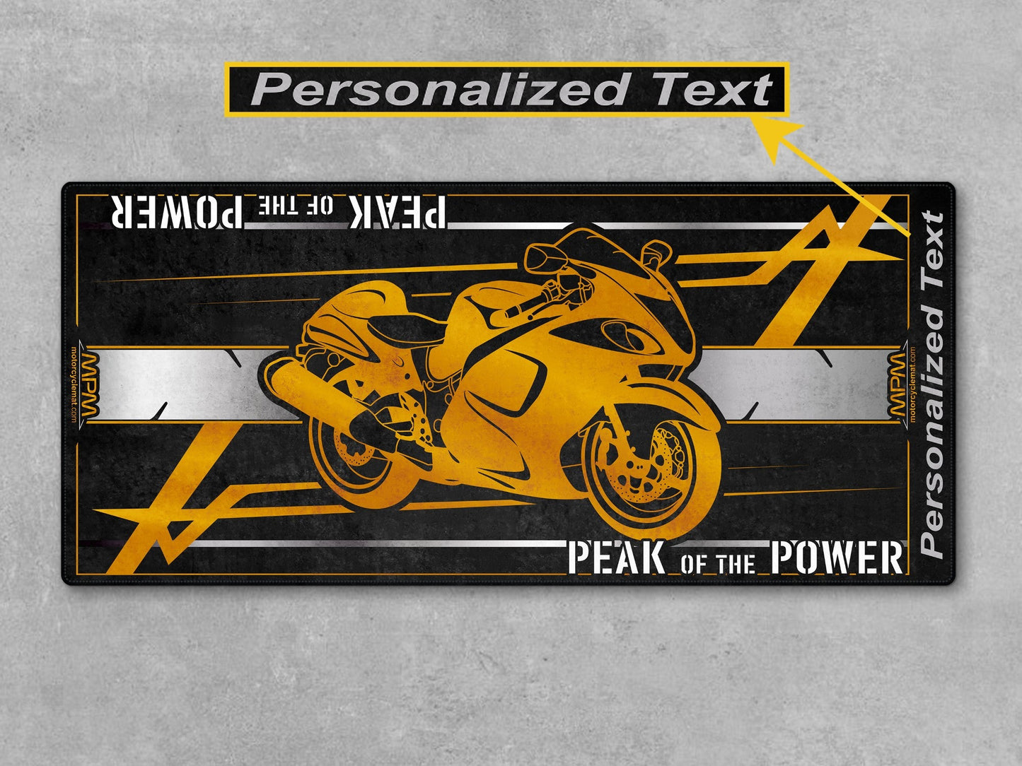 MPM Motorcycle Mat for Suzuki Hayabusa - U101 - Howling Moto