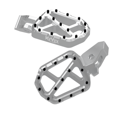 KyVex Billet Wide Foot Pegs - Ultra Bee Compatible