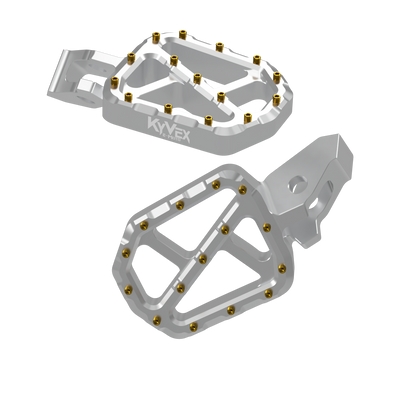 KyVex Billet Wide Foot Pegs - Ultra Bee Compatible