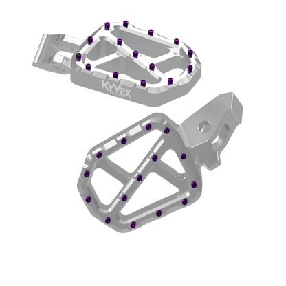 KyVex Billet Wide Foot Pegs - Ultra Bee Compatible