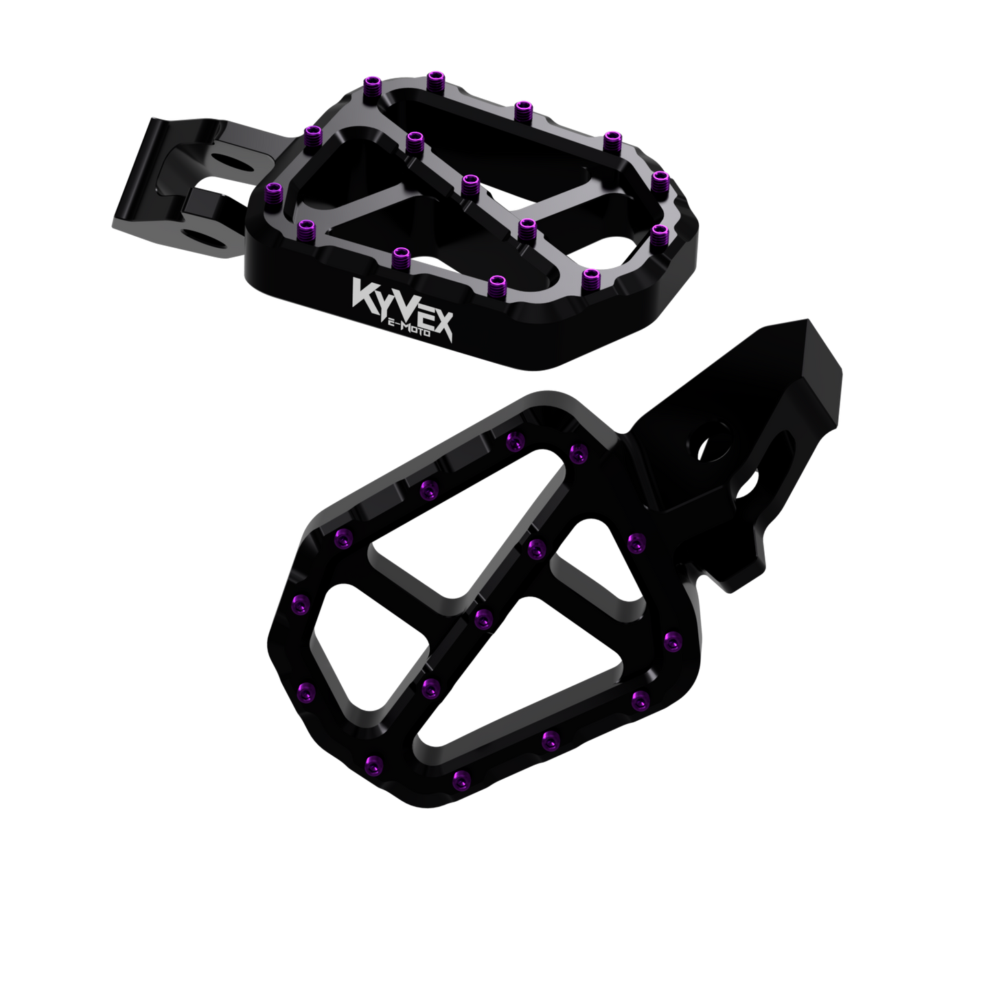 KyVex Billet Wide Foot Pegs - Ultra Bee Compatible