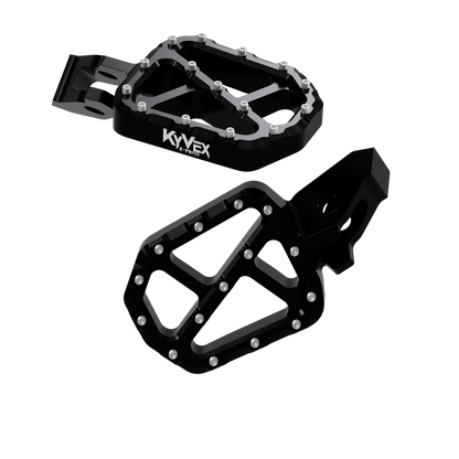 KyVex Billet Wide Foot Pegs - Ultra Bee Compatible