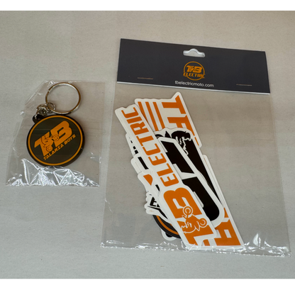 TB Keychain and Sticker Pack