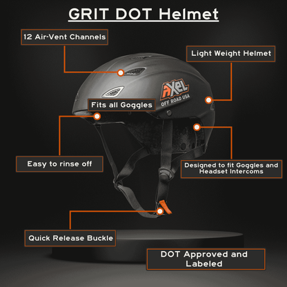 GRIT D.O.T. Helmet - Howling Moto