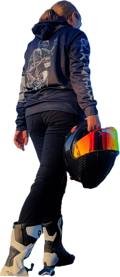 GHOST SHIFT HOODIE BY BLR TUNING - LIGHTWEIGHT BREATHABLE SPORT HOODIE - Howling Moto