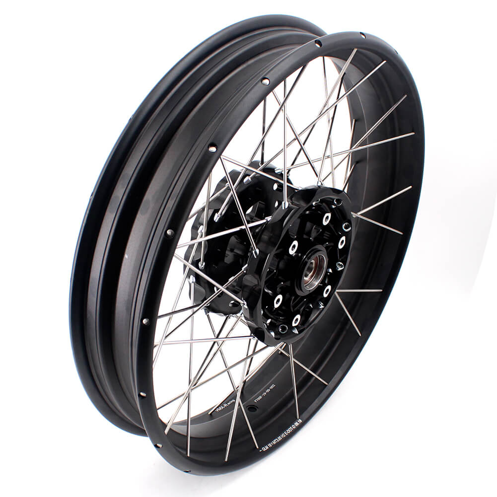 VMX 19 Inch / 17 Inch Tubeless Wheels Fit For BMW F700GS 2012-2018 Black Hubs - Howling Moto