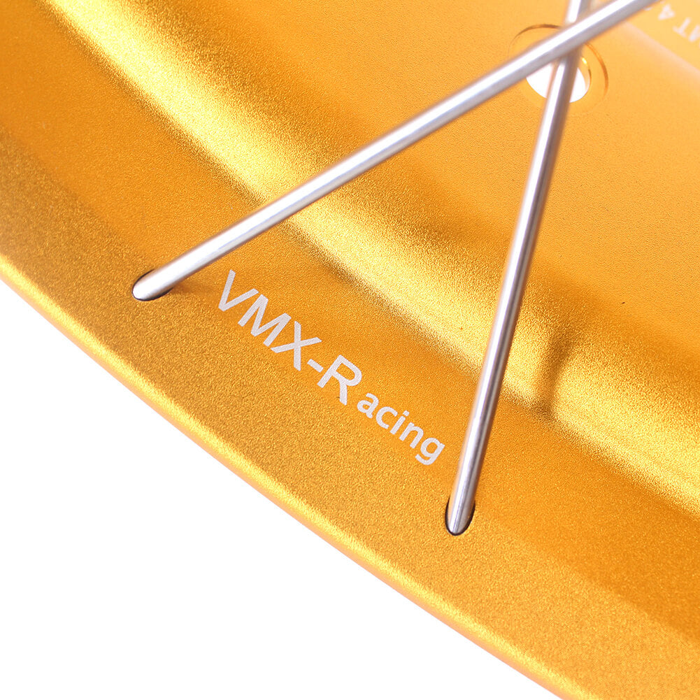 VMX 19 17 Inch CUSH Drive For BMW F750GS 2019-2024 Tubeless Alloy Spoke Wheels Gold Hub - Howling Moto
