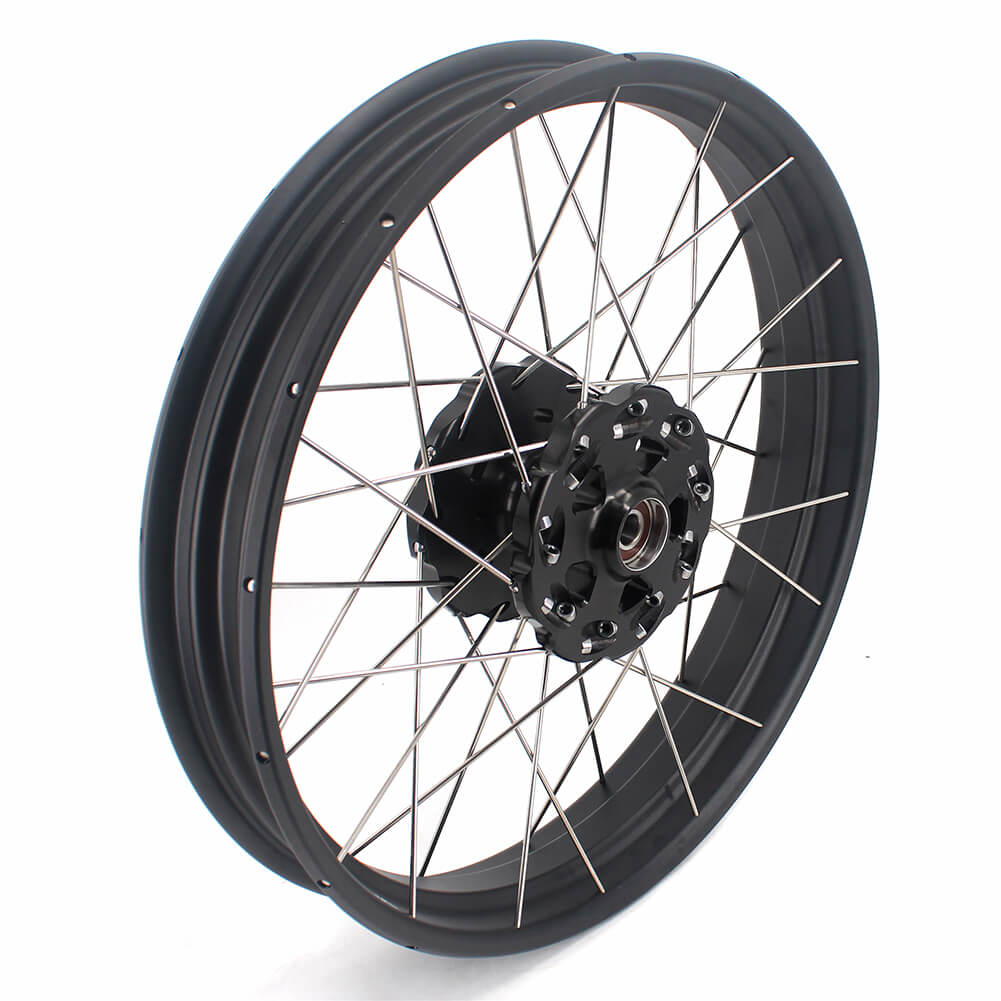 VMX 2.5*19 & 4.25*17 Tubeless Wheels Set Fit For Honda CB500X 2019-2021 Black Hub & Rim - Howling Moto