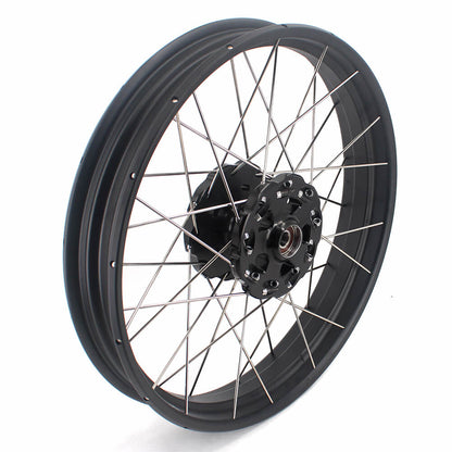 VMX 2.5*19 & 4.25*17 Tubeless Wheels Set Fit For Honda CB500X 2019-2021 Black Hub & Rim - Howling Moto