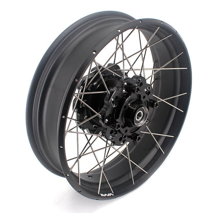 VMX 2.5*19 & 4.25*17 Tubeless Wheels Set Fit For Honda CB500X 2019-2021 Black Hub & Rim - Howling Moto