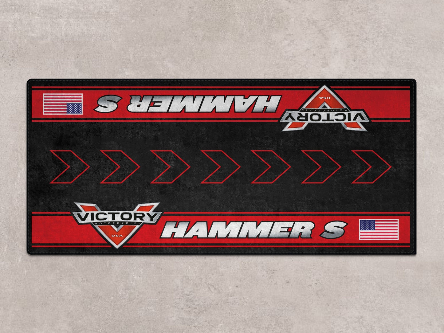 Designed Pit Mat for Victory Hummer S Motorcycle - MM7311 - Howling Moto