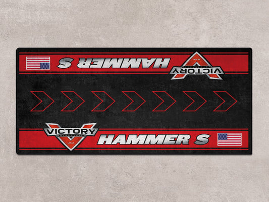 Designed Pit Mat for Victory Hummer S Motorcycle - MM7311 - Howling Moto