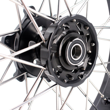 KKE 3.5 & 4.25 Wheels for Yamaha WR250F 2001 WR450F 2003-2018 Black - Howling Moto