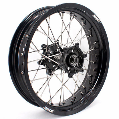 KKE 3.5 & 5.0 17 Inch Wheels for Yamaha WR250F 2001 WR450F 2003-2018 Black - Howling Moto