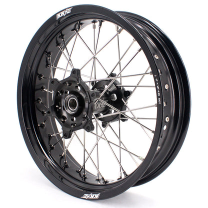 KKE 3.5 & 5.0 17 Inch Wheels for Yamaha WR250F 2001 WR450F 2003-2018 Black - Howling Moto