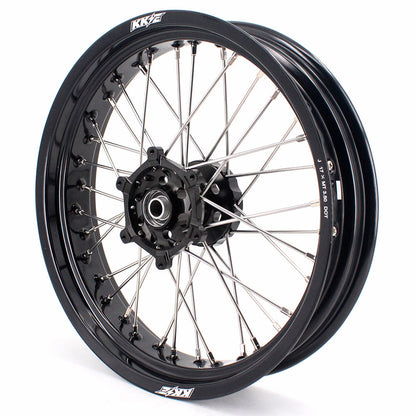 KKE 3.5 & 4.25 Wheels for Yamaha WR250F 2001 WR450F 2003-2018 Black - Howling Moto