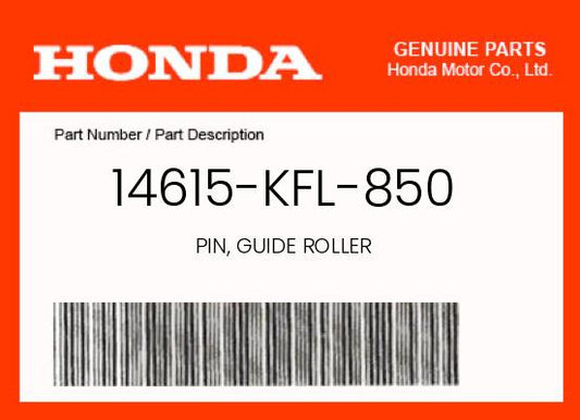 Honda guide roller pin (14615-KFL-850)