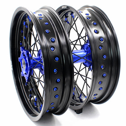 KKE 3.5/4.25*17" Supermoto Wheels For SUZUKI DRZ400 DRZ400E DRZ400S