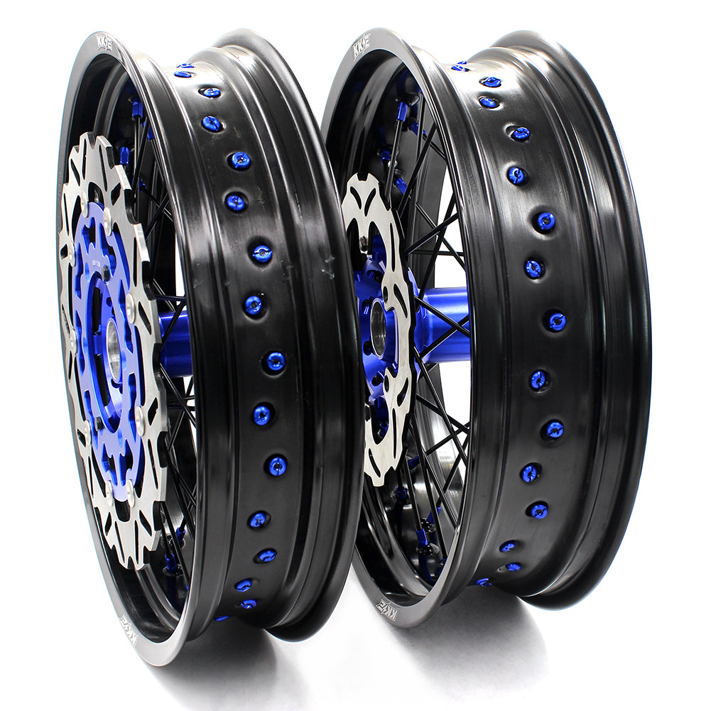 KKE 3.5/4.25*17" Supermoto Wheels For SUZUKI DRZ400 DRZ400E DRZ400S