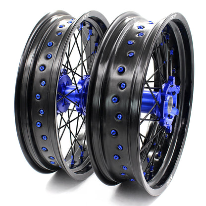 KKE 3.5/4.25*17" Supermoto Wheels For SUZUKI DRZ400 DRZ400E DRZ400S