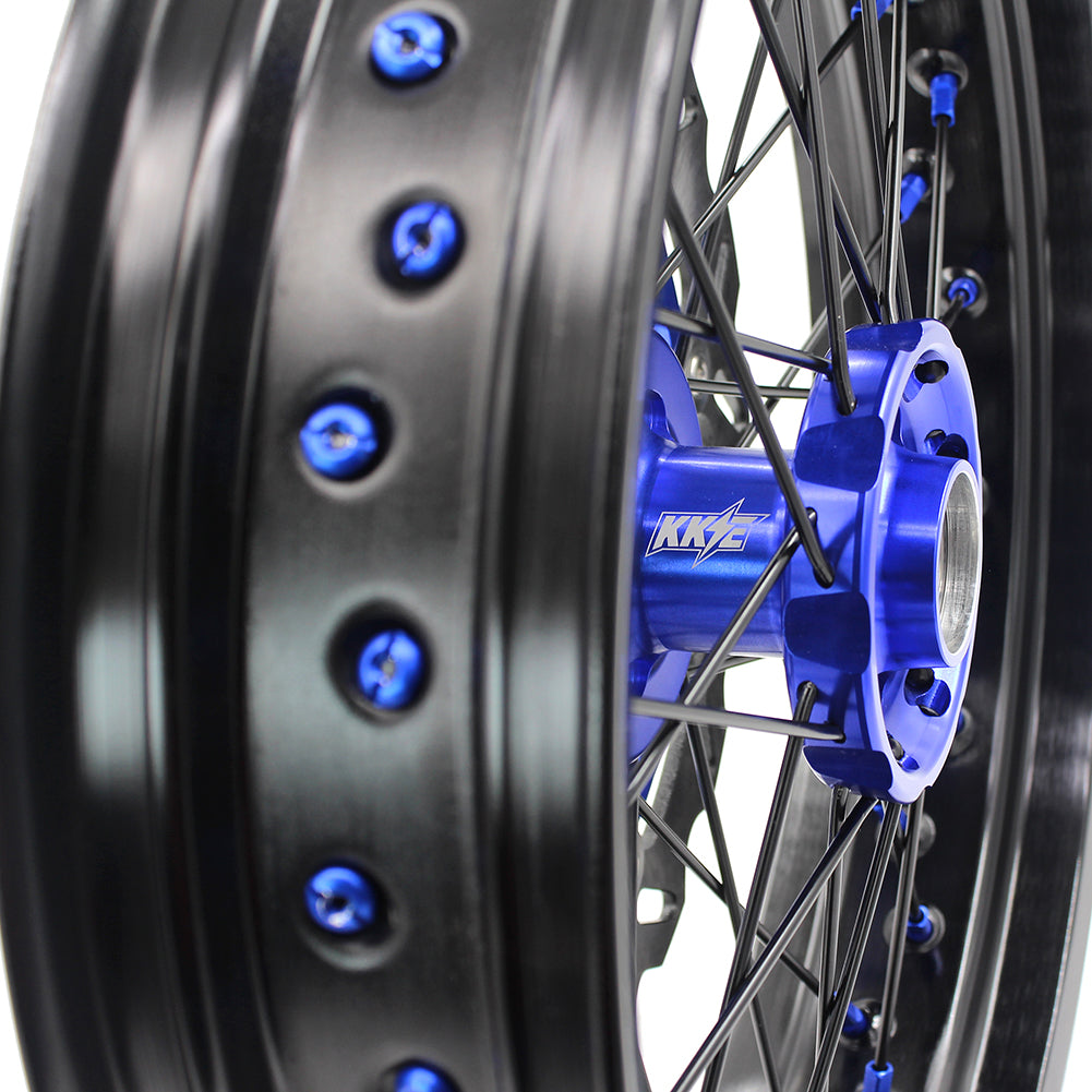 KKE 3.5/4.25*17" Supermoto Wheels For SUZUKI DRZ400 DRZ400E DRZ400S