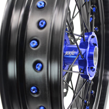 KKE 3.5/4.25*17" Supermoto Wheels For SUZUKI DRZ400 DRZ400E DRZ400S