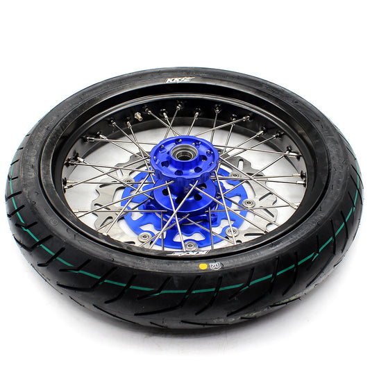 KKE 3.5/4.25*17inch Supermoto Wheels For YAMAHA YZ125 YZ250 YZ450FX YZ250F YZ450F Tires - Howling Moto