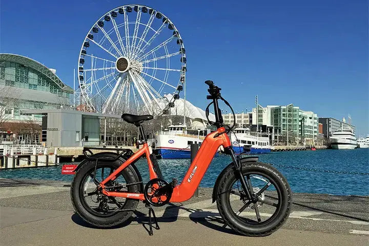 YOUNG Electric E-Flow 750W Folding eBike - Howling Moto