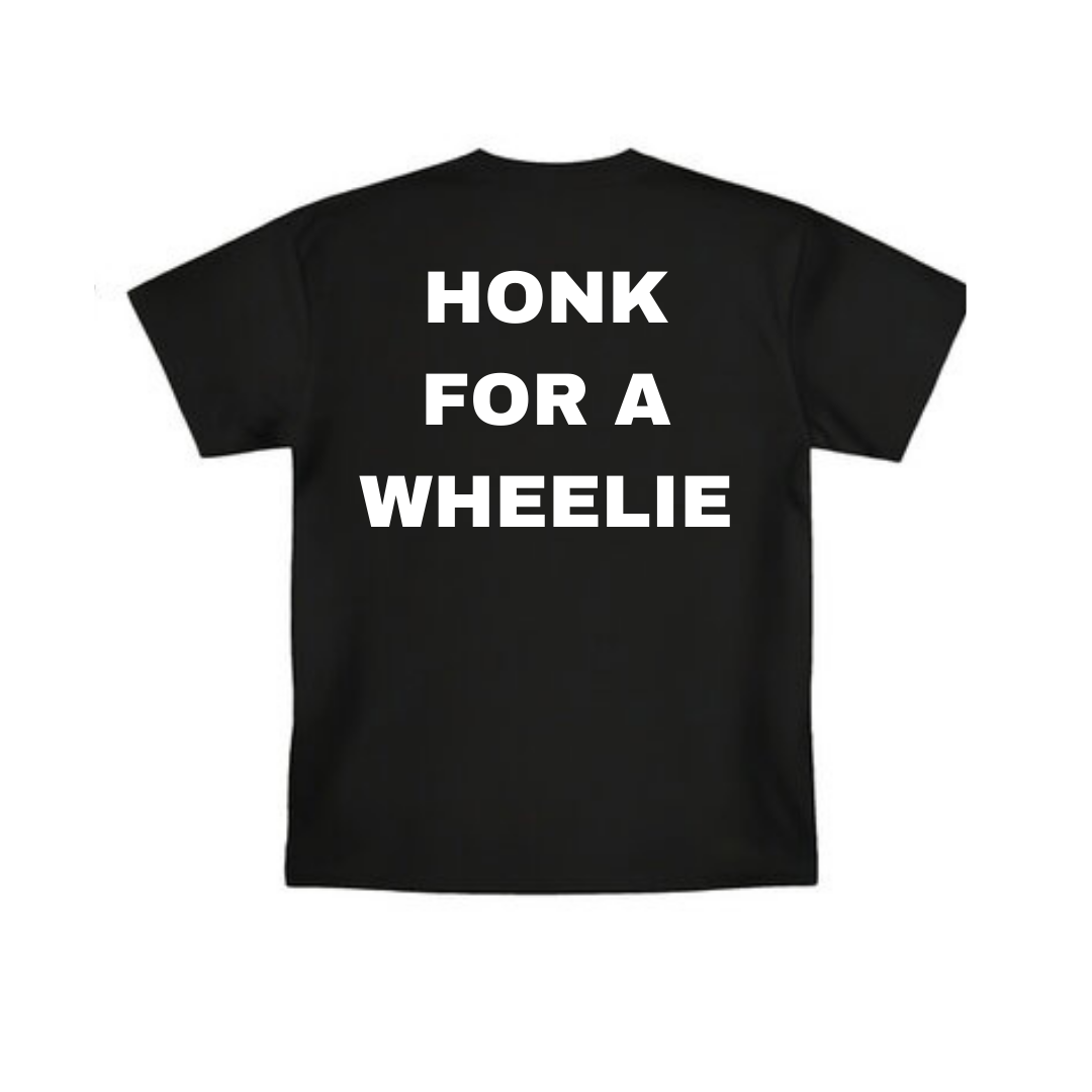 “Honk for a Wheelie” T-Shirt – Premium Cotton E-Moto Streetwear Tee